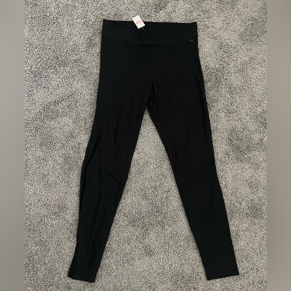 Victoria’s Secret PINK Black Yoga high waist leggings size M